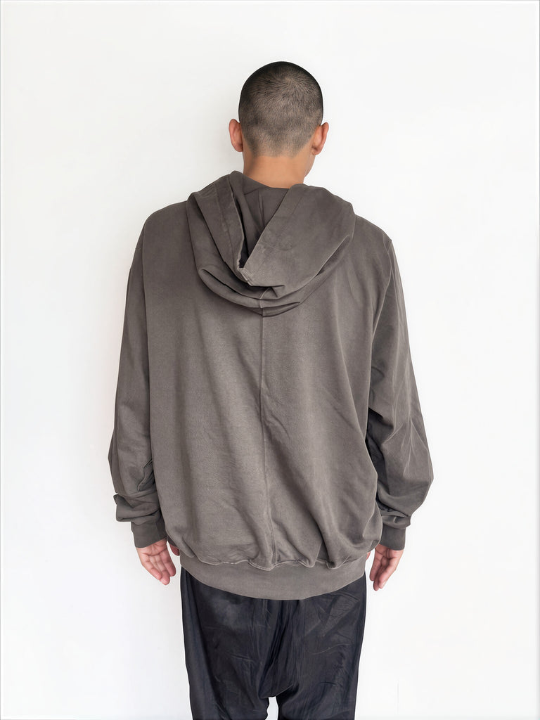 DRKSHDW by Rick Owens SS26 TEMPLE OVERSIZED HOODIE DARK DUST