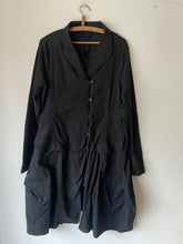 Rundholz AW25 3411202 coat black stripe
