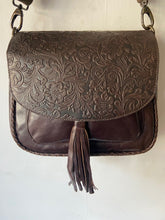 CollardManson Jasmin Bag- Brown Floral