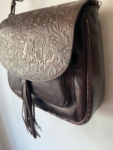 CollardManson Jasmin Bag- Brown Floral