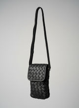 Priscilla Phone Bag -  Black Woven