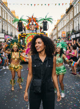 Priscilla Phone Bag -  Black Woven