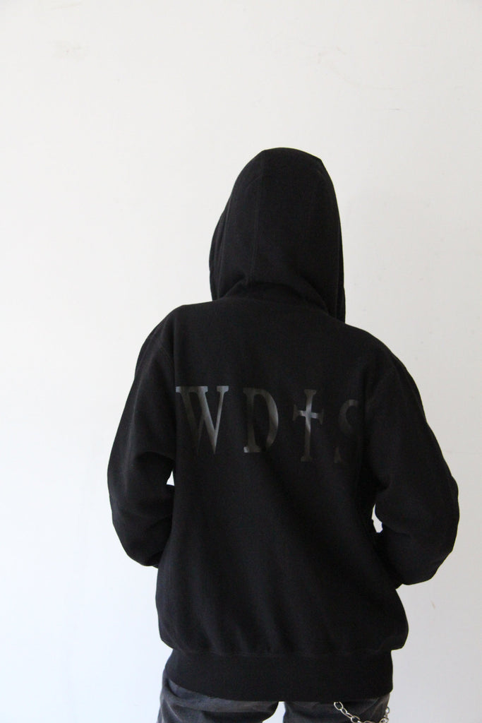 WDTS Heavyweight Unisex HOODED SWEATSHIRT Black