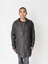 RICK OWENS FW26 TOWER CONCORDIAN SHIRT IN BLACK