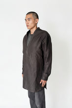 RICK OWENS FW26 TOWER CONCORDIAN SHIRT IN BLACK