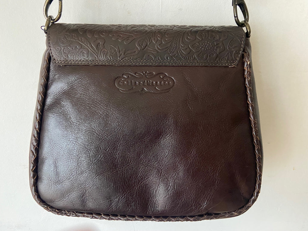 CollardManson Jasmin Bag- Brown Floral
