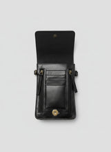 CollardManson black croc phone/ wallet bag