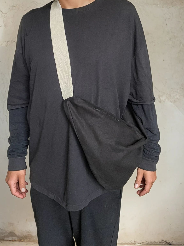 WDTS canvas Parachute Bag w/natural strap