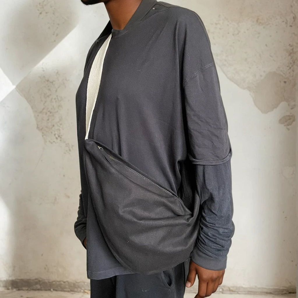 WDTS canvas Parachute Bag w/natural strap