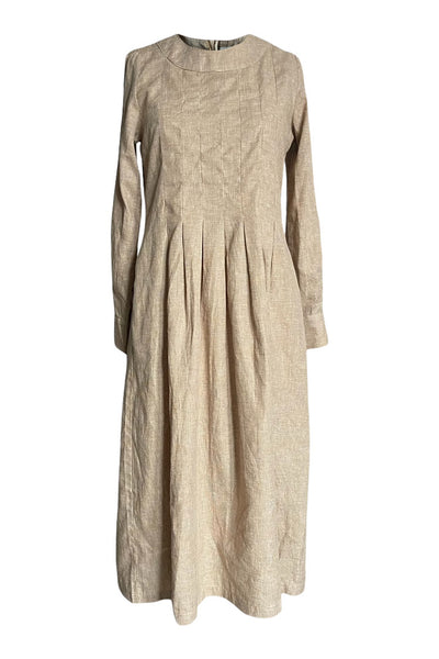 WDTS  - Tilly dress - Light Mustard Linen