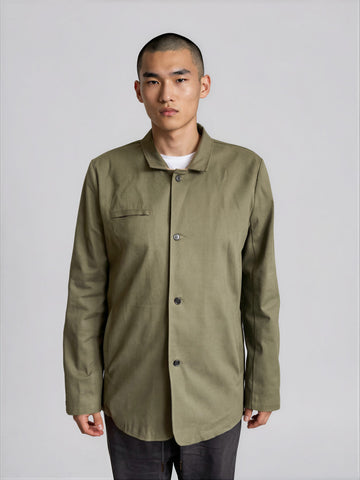 WDTS Mens Worker Jacket Olive Green