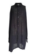 WDTS Shirt Dress in Linen - Black