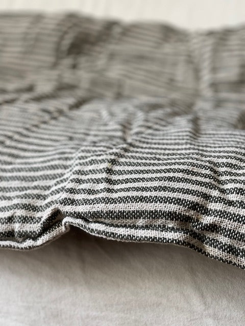Maitri: Recycled Cream and Black stripes mattress