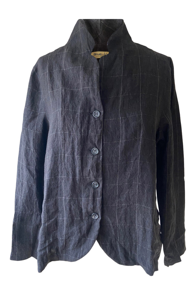 MAMA B ADEL A/E SS26 JACKET - Antracite Teuse