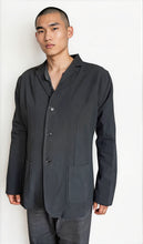 WDTS Mens Chore Jacket Heavy Linen Cotton Black