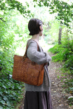 Sienna Bohemian Leather Bag - Tan