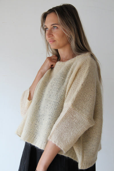 WDTS - Mia Mohair jumper - light beige