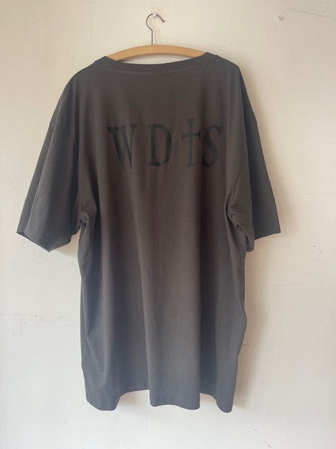 WDTS - Window Dressing The Soul- logo T Shirt Oversized Olive
