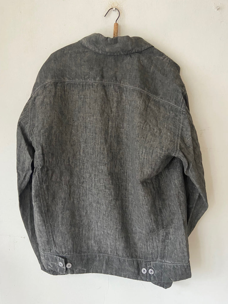 Transit Cold-dyeing loose-fit reversible mens coat