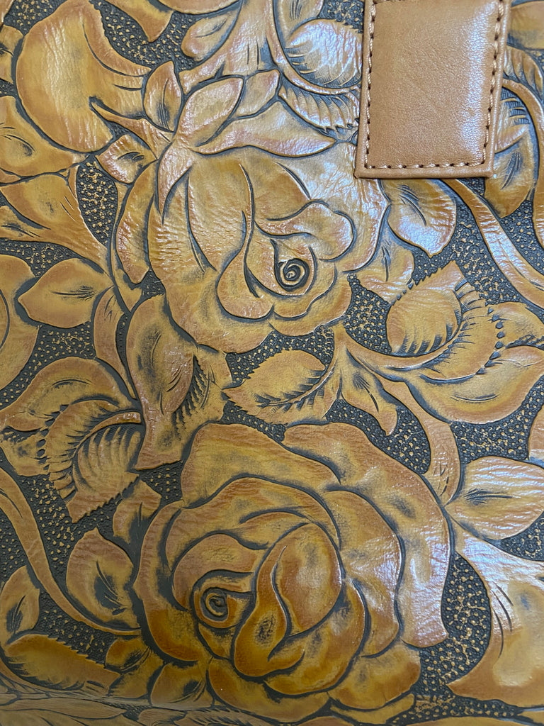 CollardManson Doctor's Bag - Floral Tan