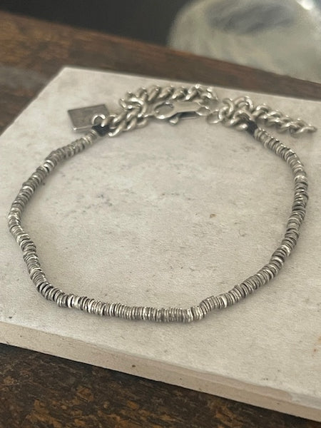 Goti bracelet in 925 Silver and leather BR2349