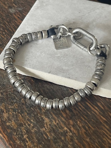 Goti bracelet in 925 Silver and leather BR2346