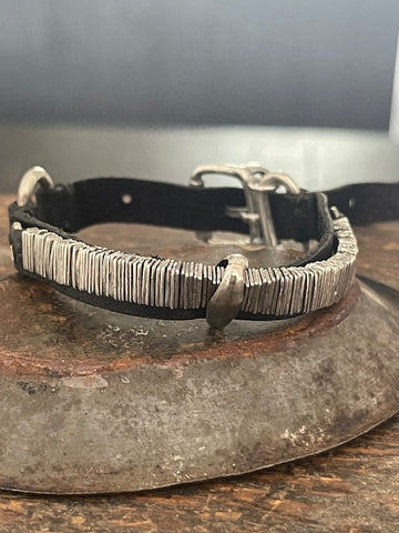 Goti bracelet in 925 Silver and leather BR2333
