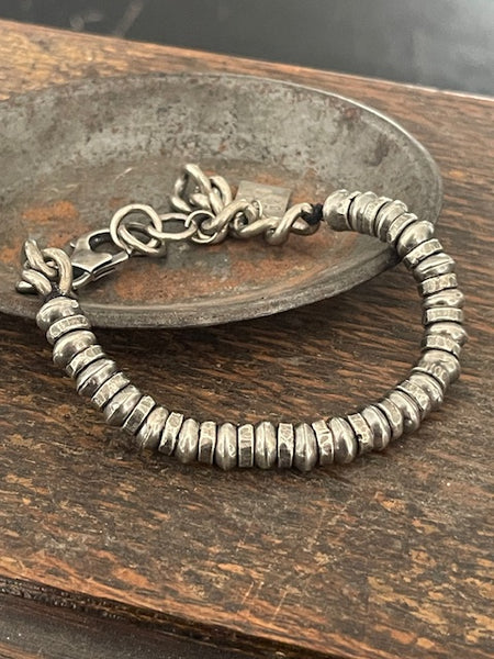 Goti bracelet in 925 Silver and leather BR177
