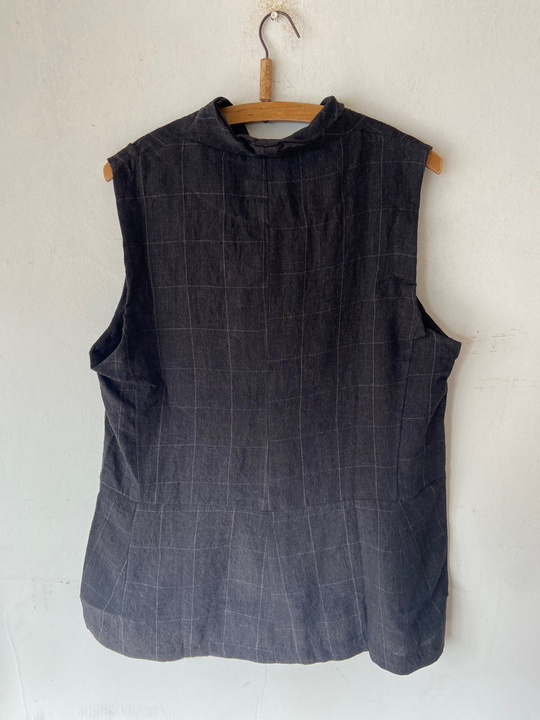 MAMA B GOCCIA A/E SS26 vest - Antracite Teuse