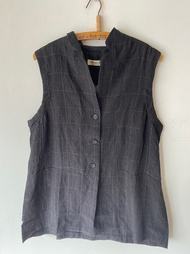MAMA B GOCCIA A/E SS26 vest - Antracite Teuse