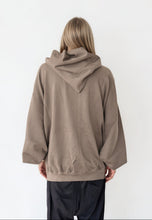 DRKSHDW by Rick Owens AW26 FELPA - MOUNTAIN HOODIE - GRAVEL