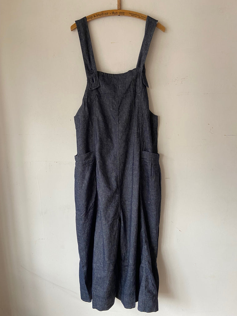 MAMA B MARTEDI' A/E SS26 salopette - Denim Tbarb
