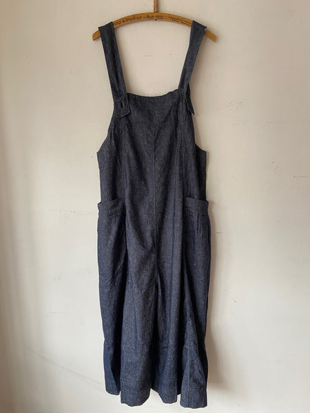 MAMA B MARTEDI' A/E SS26 salopette - Denim Tbarb