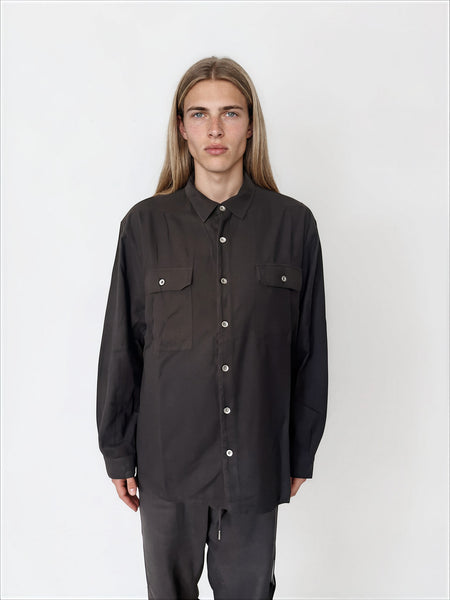 DRKSHDW by Rick Owens AW26 - JUMBO OUTERSHIRT - BLACK