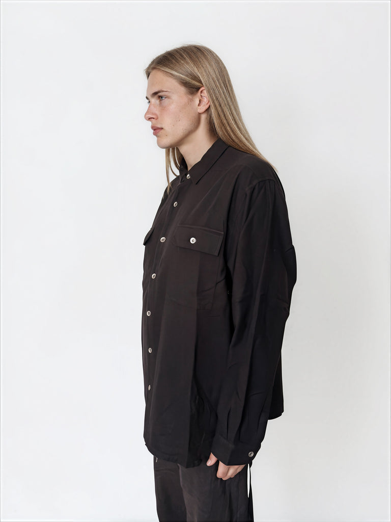 DRKSHDW by Rick Owens AW26 - JUMBO OUTERSHIRT - BLACK