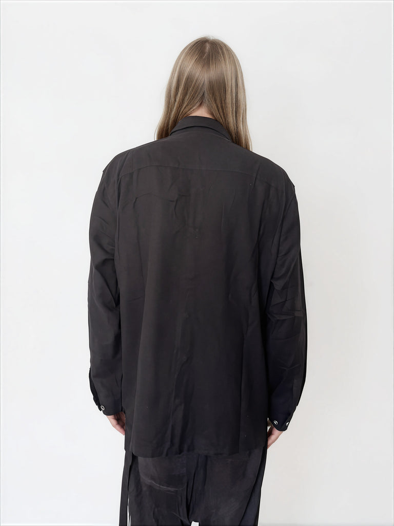 DRKSHDW by Rick Owens AW26 - JUMBO OUTERSHIRT - BLACK