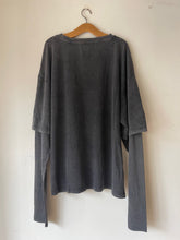 WDTS - Window Dressing The Soul- Double Layered Top Vintage Grey