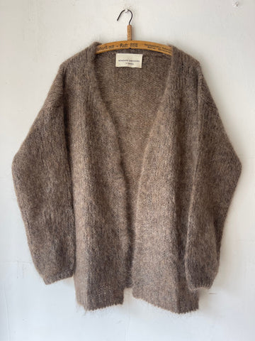 WDTS - Karla Mohair Cardigan - Walnut