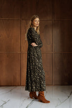 AW26 BOHO-PRINT DRESS BLACK