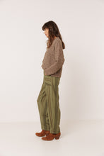 AW26 DECORATIVE-KNIT SWEATER MINK