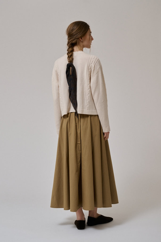 Irissa Long Skirt- Ermine