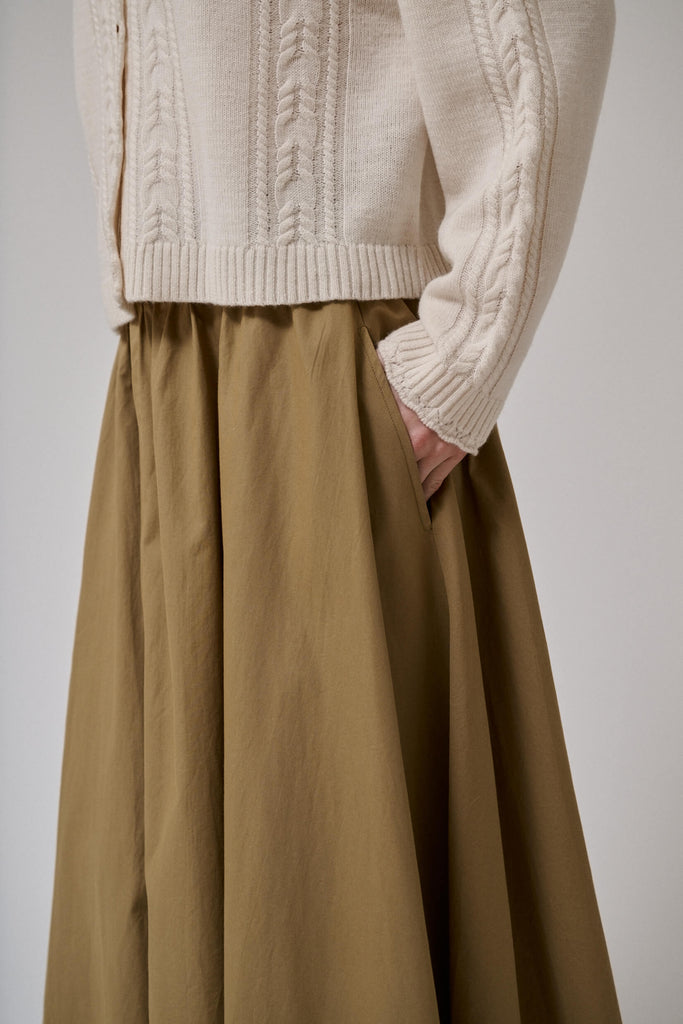 Irissa Long Skirt- Ermine