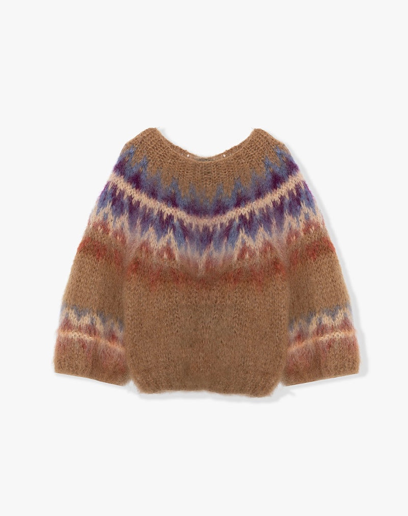 Mes Demoiselles Faded Leaf Mohair Sweater