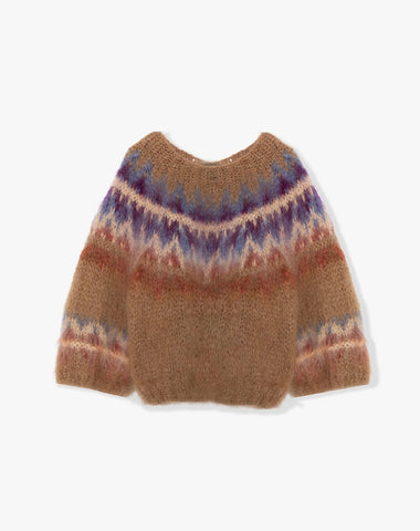 Mes Demoiselles Faded Leaf Mohair Sweater