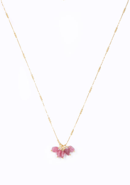 Soul Design Island Necklace Pink Tourmaline