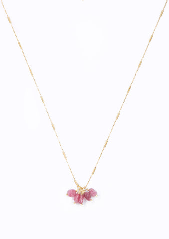 Soul Design Island Necklace Pink Tourmaline