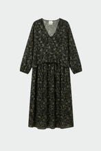 AW26 BOHO-PRINT DRESS BLACK