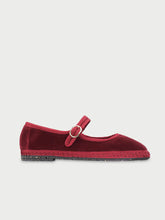 Lucrecia Mary Jane velvet shoes