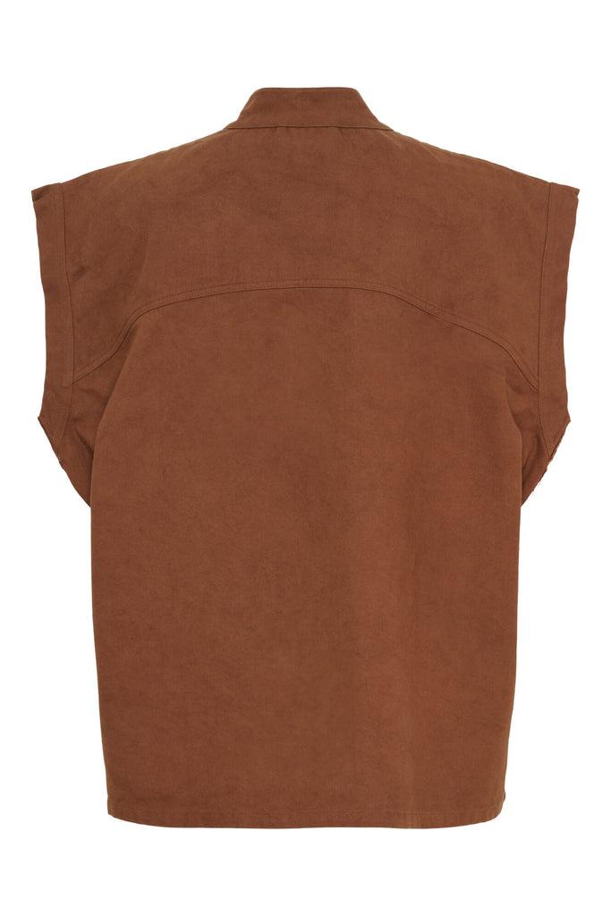Luna Waistcoat - Cambridge Brown