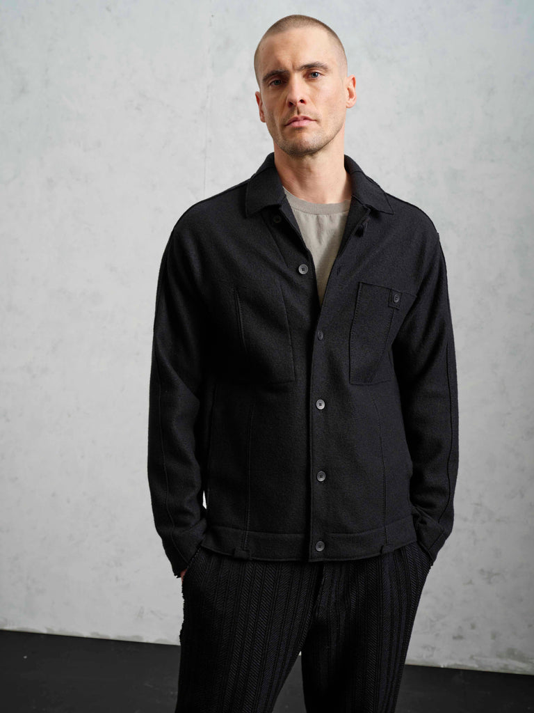 Transit Mens wool Overshirt
